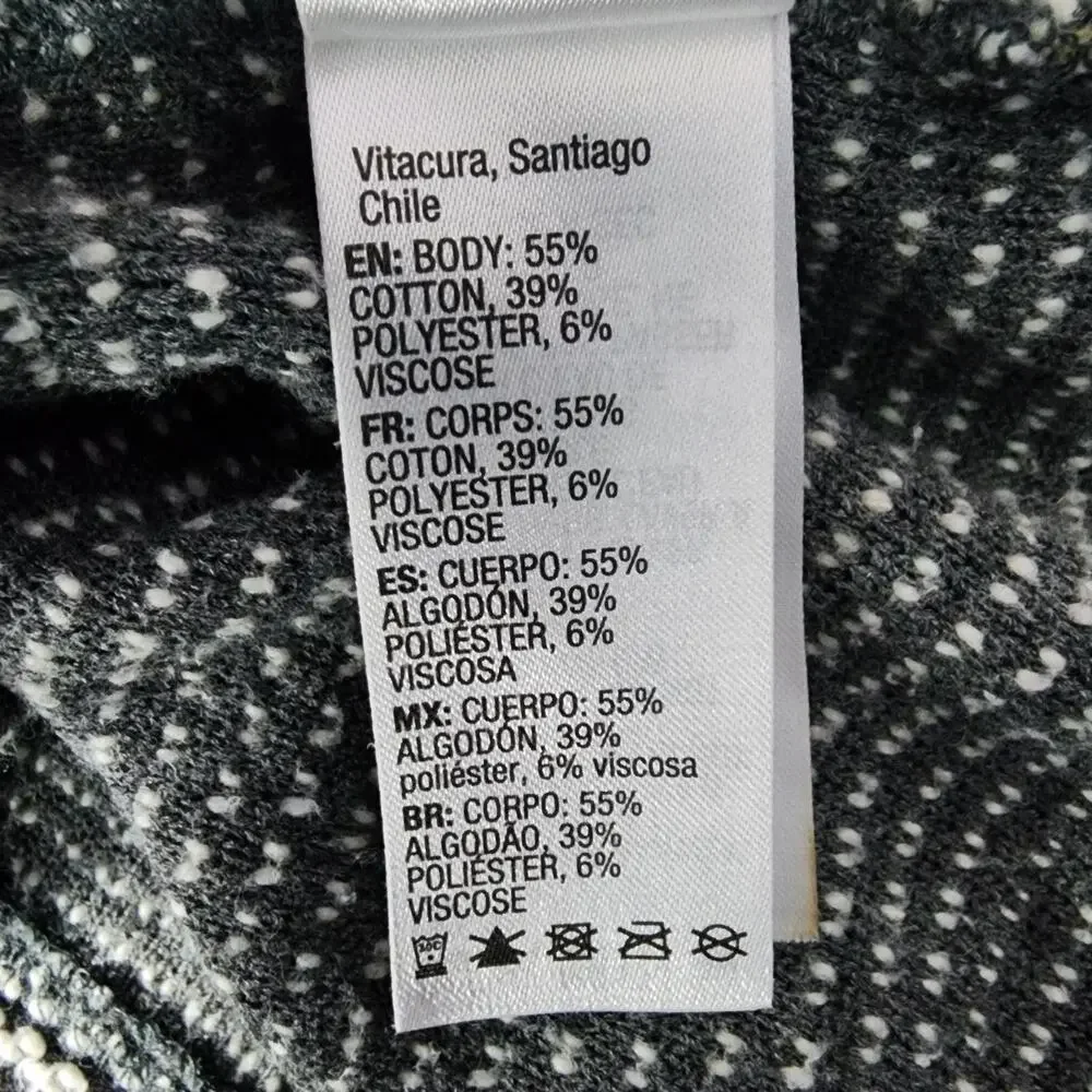 Roxy Free Thinking Button Trim Knit Gray Sweater | Junior's Medium
